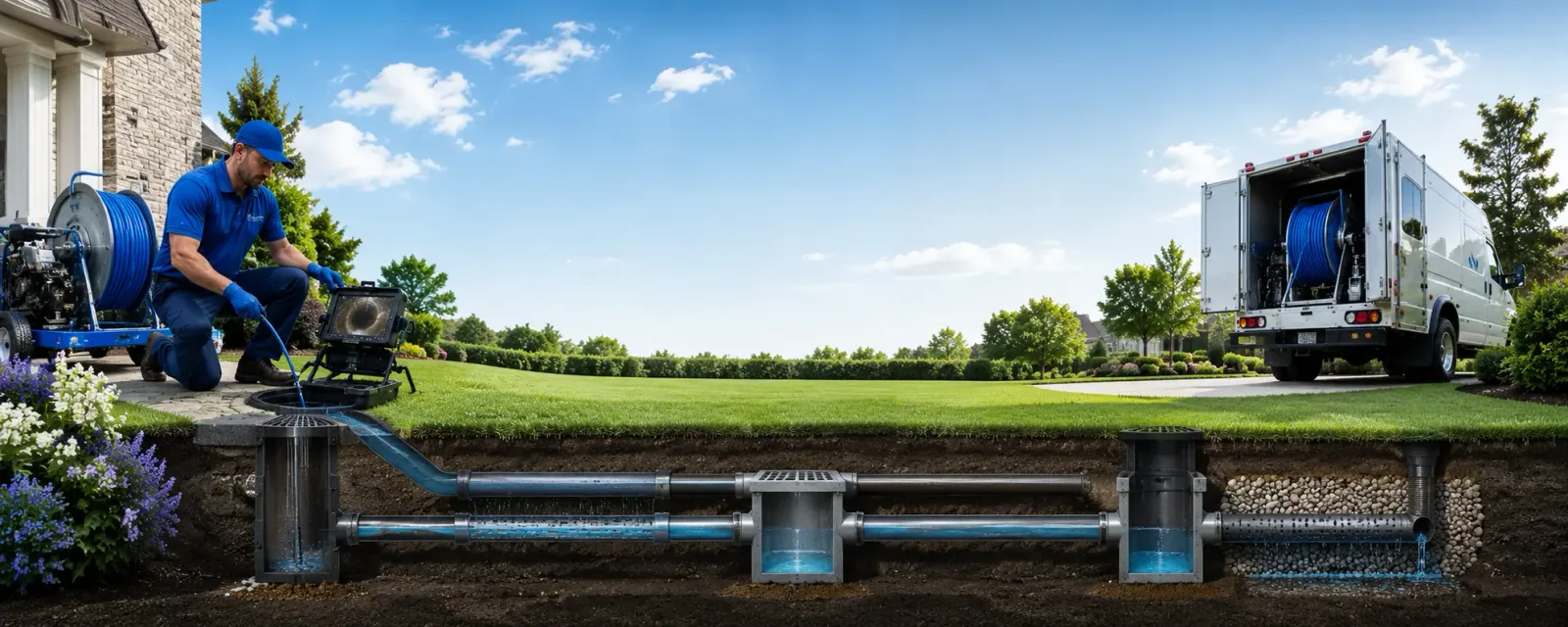 Outdoor drain cleaning information for Howells, NE